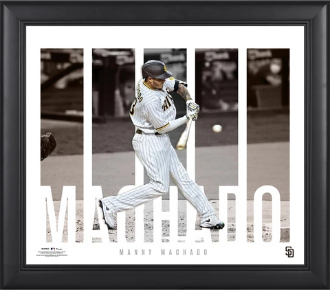 Manny Machado San Diego Padres Framed 15x17 Player Panel Collage V2 Cover