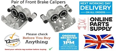 Front Pair of Brake Calipers LH & RH For Fiat Ducato 2.0 2.2 2.3 3.0 HDI Diesel — 第 1/4 张图片