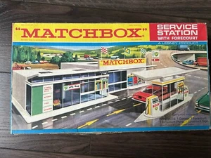 Matchbox MG-1 Service Station Forecourt 1970’s Boxed. Complete Garage - Picture 1 of 24