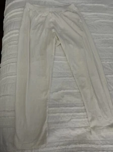 J Jill Womens Activewear Stretch Pant Running Jogging White Size Large - Picture 1 of 4