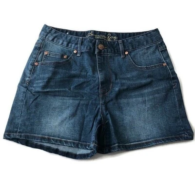 American Rag Jean Shorts Womens Size 9 Blue High Rise Medium Wash Denim Shorts - Image 1 of 4