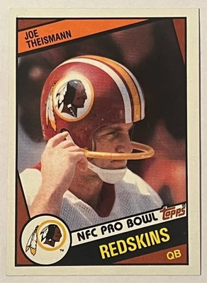 ungraded Joe Theismann #390 1984 Topps Football Card - Image 1 of 2