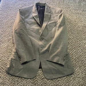 Jos. A. Bank Blazer Herren 41R Braun Tweed Hahnentritt Karo Tailored Fit Seide - Bild 1 von 9