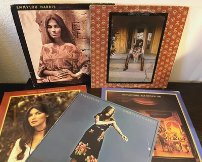 EMMYLOU HARRIS Lot (5) Albums - 12" Vinyl Record LP - EX - Image 1 of 4