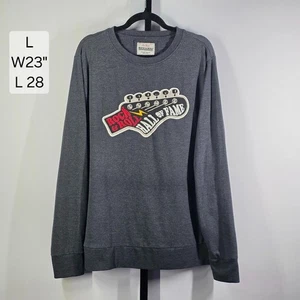 Red Jacket Rock & Roll Hall of Fame Sweatshirt L Large Guitar Patch Cleveland - Picture 1 of 6