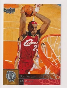 2009-10 Upper Deck - LeBron James #28 Error Cards Ray Allen RARE - Picture 1 of 2