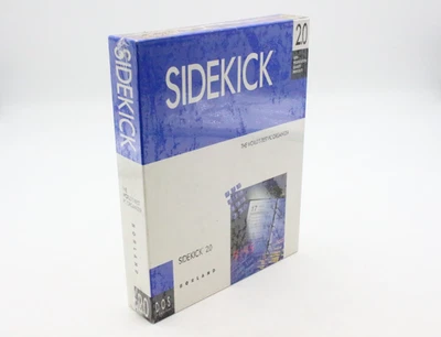 Sidekick 2.0 Borland PC Organizer DOS Software Vintage Retro RETAIL BIG BOX - Image 1 of 3