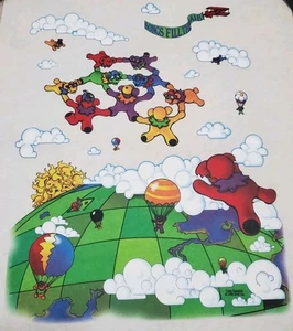 Grateful Dead Prueba Impresión Pellón Osos Bailando Canciones Llen El Aire Greg Genrich - Imagen 1 de 5