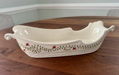 Temptations 冬季奇思妙想圣诞雪橇供应碗灯红雀 — 第 1/4 张图片