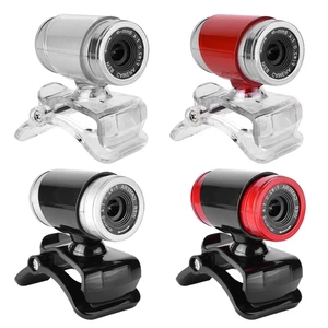 Clip On 360° USB 0.3 Megapixel HD Webcam Web Camera With Microphone NEW - Afbeelding 1 van 11