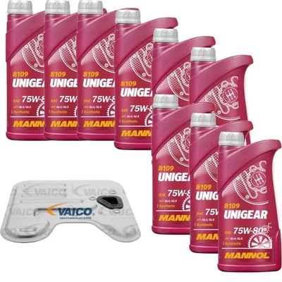 9L mannol Unigear 75W-80 Vaico Filtro de Aceite de Transmisión para Kia Rio II - Imagen 1 de 4