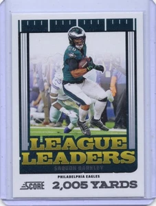 2025 Panini Score - League Leaders Saquon Barkley #3 Philadelphia Eagles - Picture 1 of 2