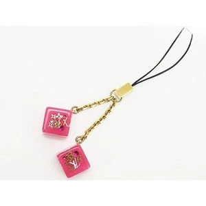 LOUIS VUITTON Téléphone Inclusion Cube Bracelet Téléphone Portable Charm Rose Couleur Or - Photo 1 sur 8