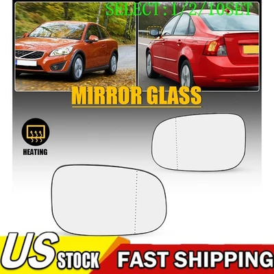 Стекло зеркала для Volvo C30 C70 S40 S60 S80 V50 V70 со стороны водителя и пассажира 1 ~ 10 X - Изображение 1 из 4
