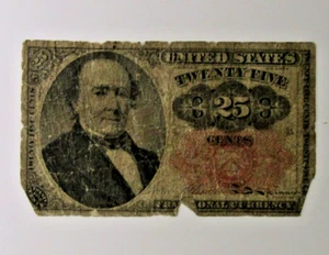 1874 US Fractional Currency 25 Cents 5th Issue FR#1308 - Picture 1 of 2