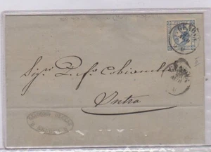 Historia Postal Efigie Vittorio Emanuele II C 15 II Tipo De Génova A Intra - Picture 1 of 2