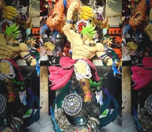 Dragonball Z Super Broly SSJ Figur Action Anime Statue 30cm vs Son Goku SSJ 2 - Bild 1 von 5