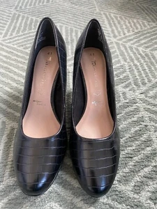 Pumps Tamaris *schwarz* *Croco* 41 *neu* - Bild 1 von 4