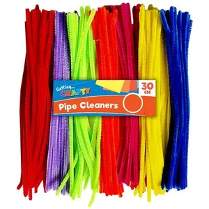 Limpiadores de tuberías de alta calidad 30 cm * 6 mm tallos de oruga ideales para niños arte Navidad Halloween - Imagen 1 de 32