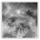 2 x Square Stickers 7.5 cm(bw) - Pink Horsehead Space Nebula  #35764