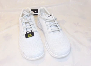 Athletic Works weiße sportliche Sneaker Schuhe Jogginghose. Damengröße 10 W Memory Foam - Bild 1 von 6