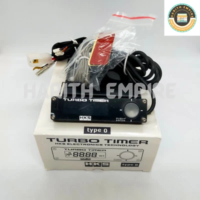 HKS Universal Digital Auto Car Type 0 Turbo Timer with multi-color LED Display - Image 1 of 4