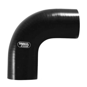Samco Sport Silicone 90° Elbow, Black, 89mm (3.50 inches) I.D., 125mm Legs - Picture 1 of 1
