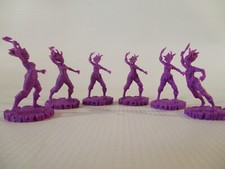 CTHULHU WARS Lot of 6 PURPLE ALTERNATE ACOLYTE Miniature Figures NEW!!