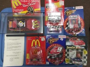 Racing Champions 1:24 NASCAR Die Cast Bill Elliot McDonald's AUTO 94 certificado de autenticidad con bonificación - Imagen 1 de 9