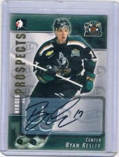 2004-05 In The Game Heroes and Prospects Autographs #RK Ryan Kesler NM-MT Auto