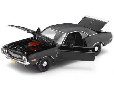 Dodge Challenger R/T The Black Ghost 1970 1:18 Scala Greenlight 13614 - Immagine 1 di 4