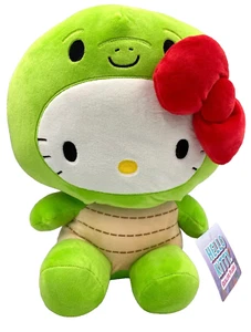 Hello Kitty Green Turtle Plush Toy 9 inch Sanrio Cute Gift New w/tag - Picture 1 of 5