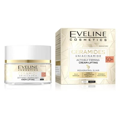 Gesichtscreme Eveline Cosmetics CERAMIDES Creme 50+ Gesichtspflegecreme - Bild 1 von 3
