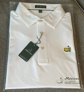 Camisa de golf Masters Peter Millar 2025 POLO BLANCA ¡¡DESDE AUGUSTA NATIONAL!!  Hombre XL - Imagen 1 de 3