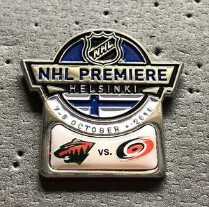 NHL Premiere - Helsinki Wild vs. Hurricanes 7-8 October 2010 Hockey Pin - Bild 1 von 1