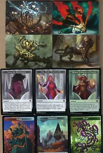 MTG 151 card lot Art Series/Gold Art, Foil Emblems, Foil Tokens, Emblems - Picture 1 of 12