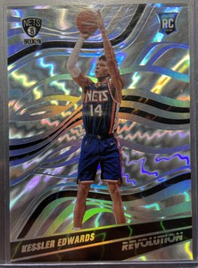 2021-22 Panini Revolution Kessler Edwards Holo Silver Rookie RC SN: 49/99 #144