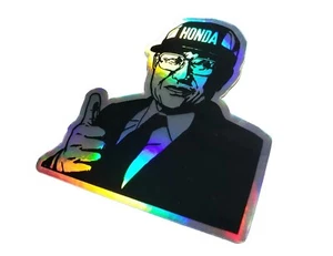 Soichiro Honda Thumbs Up Holographic 3-inch Sticker - JDM Japan Mr. Honda Racing - Picture 1 of 2