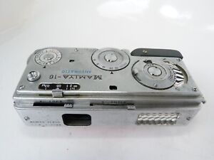 Vintage 1960 Mamiya 16 Automatic Subminiature Spy Camera Sekor 25/2.8 lens.READ