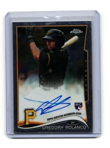 2014 Topps Chrome Rookie Autographs #GP Gregory Polanco RC Autograph AU - Bild 1 von 2