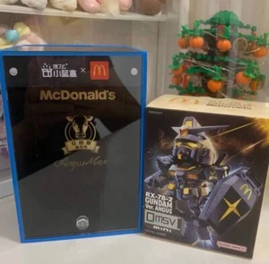 2023 McDonald's China RX-78-2 QMSV Mini Gundam Angus With ELE.Me Light BlueBox - Picture 1 of 3
