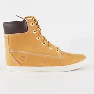 Botas informales Timberland Glastonbury 8641A de cuero de trigo para caminar Chukka para mujer - Imagen 1 de 7