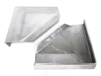 Heavy Duty Cast Aluminum Boat Transom Corner Brackets End Cap Covers MADE IN USA - Image 1 of 4