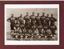 BLACKBALL Negro League postcard: BROWN'S TENNESSEE RATS | 1991 Pomegranate