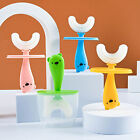 1 Set Säuglingszahnbürste Rutschfeste Mundpflege U-förmige Babyzahnbürste