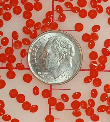 1.000 cabujones vintage de vidrio francés con punta pequeña rojo coral SS10 3 mm Francia Foto 1 de 4