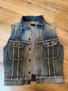 ysl denim vest - Picture 1 of 8
