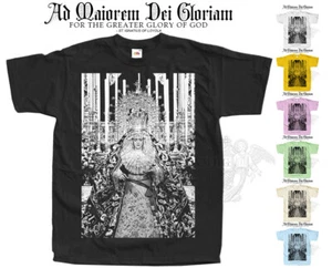 Catholic T-shirt Our Lady of Candelaria V2 Virgin Mary Jesus Tee Sizes S - 5XL - Picture 1 of 10