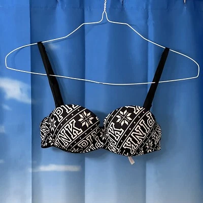 Sujetador Victoria's Secret Rosa Usar en Todas Partes Multi Way Push Up Copo de Nieve 32B Foto 1 de 4