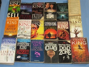 18 Book Lot: STEPHEN KING (Classic Vintage Paperbacks) ~SHINING~DEAD ZONE~STAND~ - Picture 1 of 23